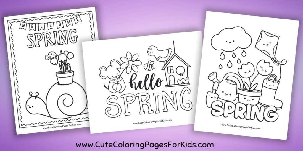 printable coloring sheets spring printable coloring sheets spring