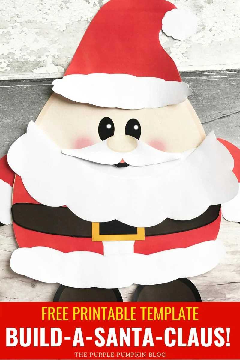 santa claus printable santa claus printable