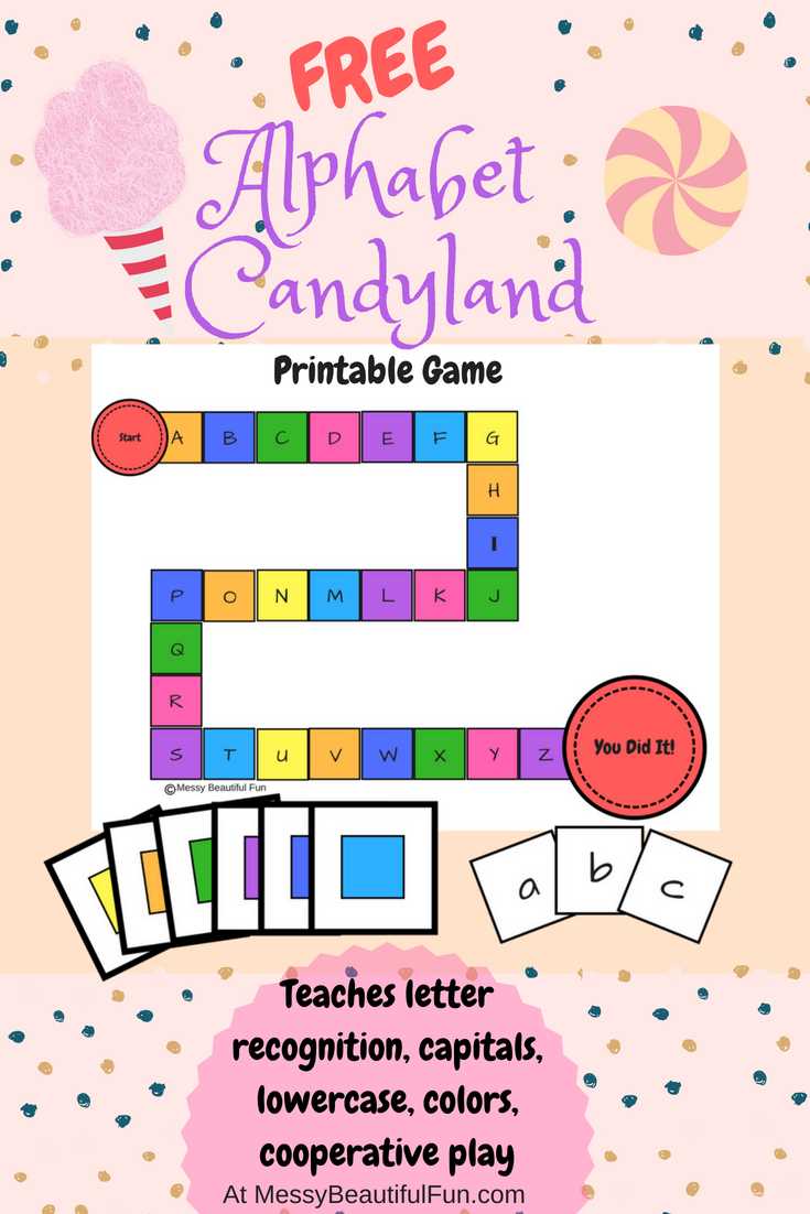 candyland free printables