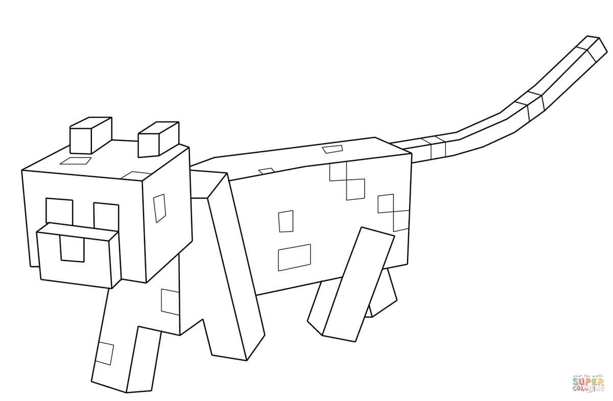 minecraft color pages printable