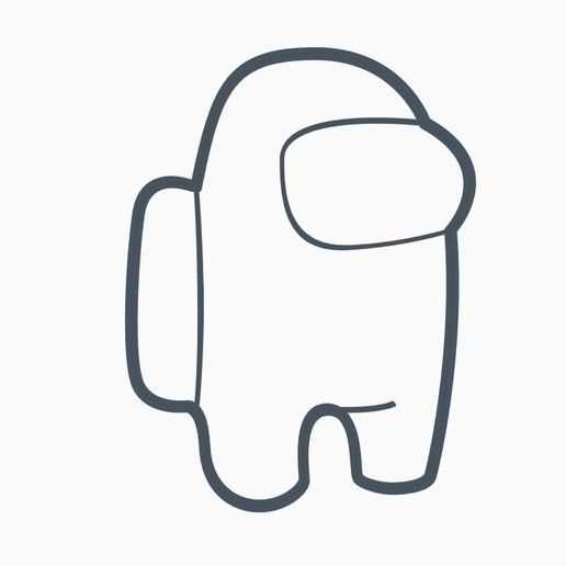 character printable among us coloring pages