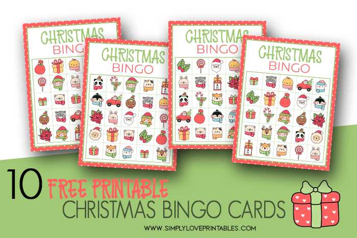 christmas bingo free printables christmas bingo free printables