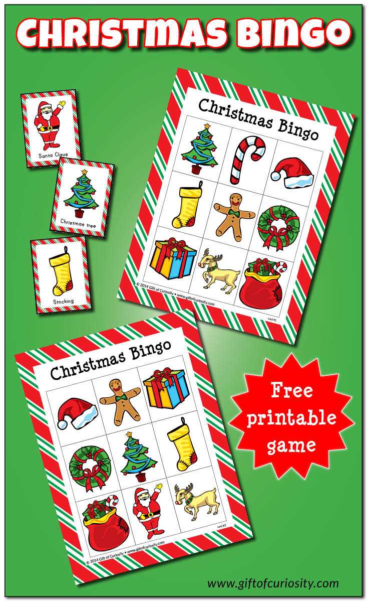 christmas bingo free printables christmas bingo free printables