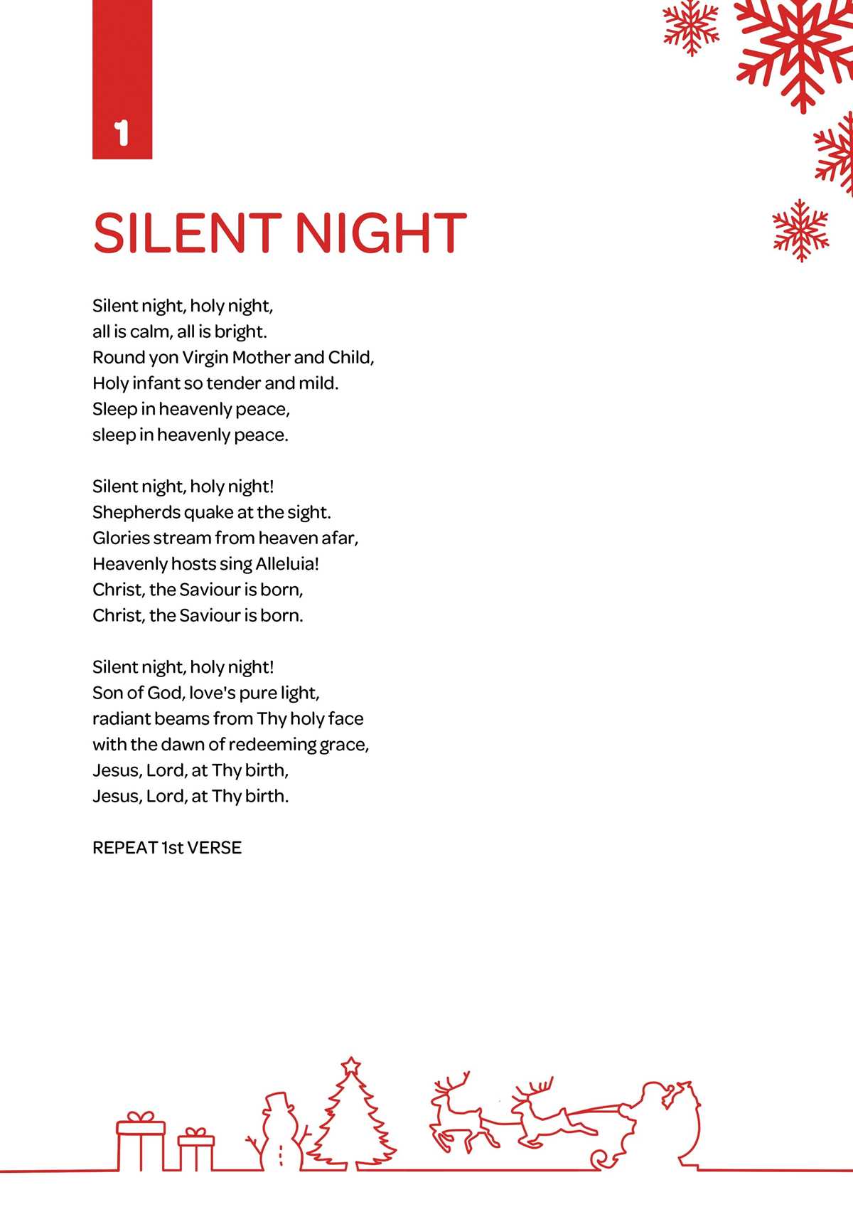 christmas carols with lyrics printable christmas carols with lyrics printable