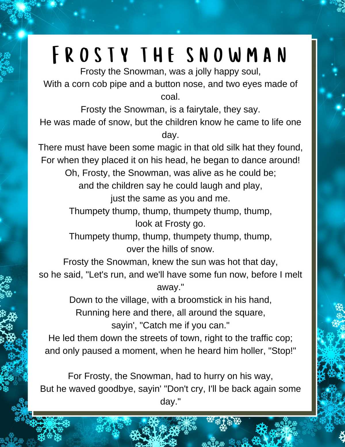 christmas carols with lyrics printable christmas carols with lyrics printable