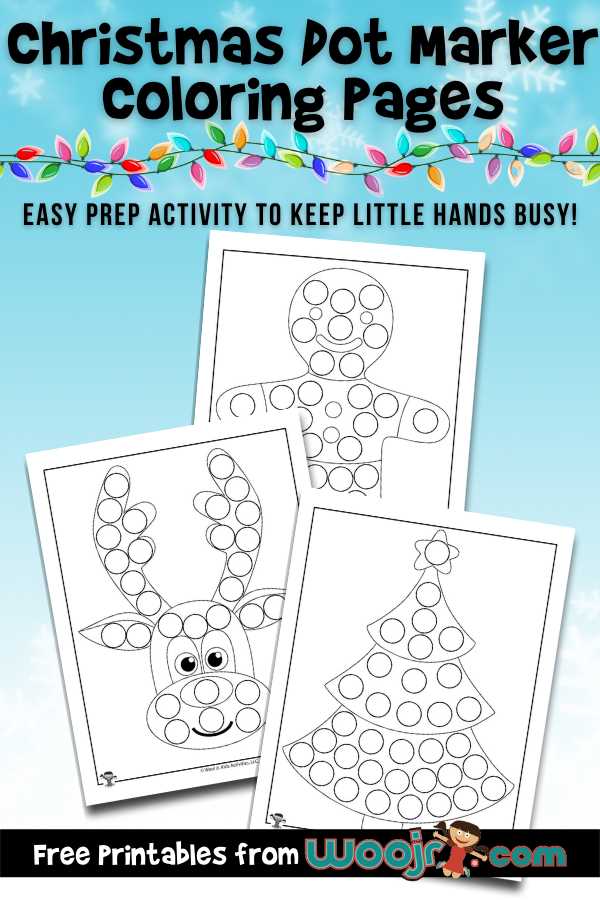 christmas dot marker printables christmas dot marker printables