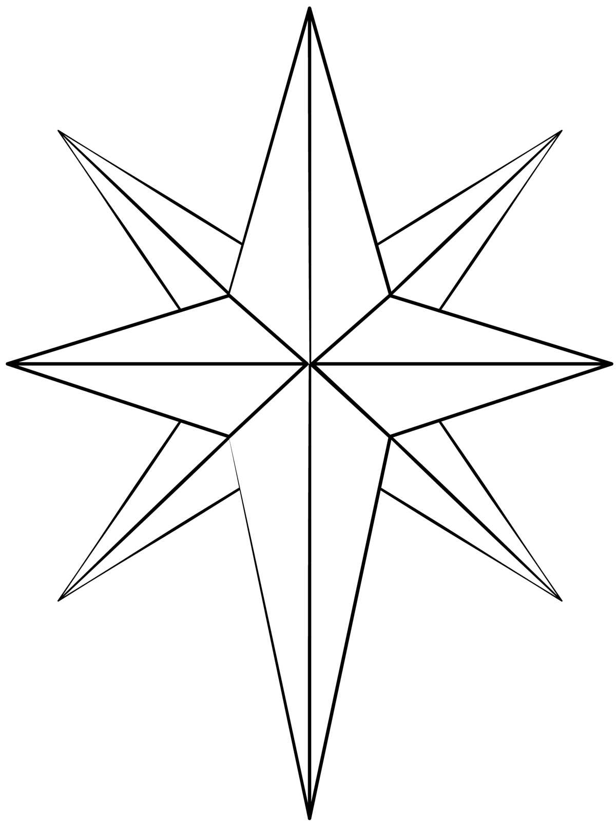 christmas printable star christmas printable star