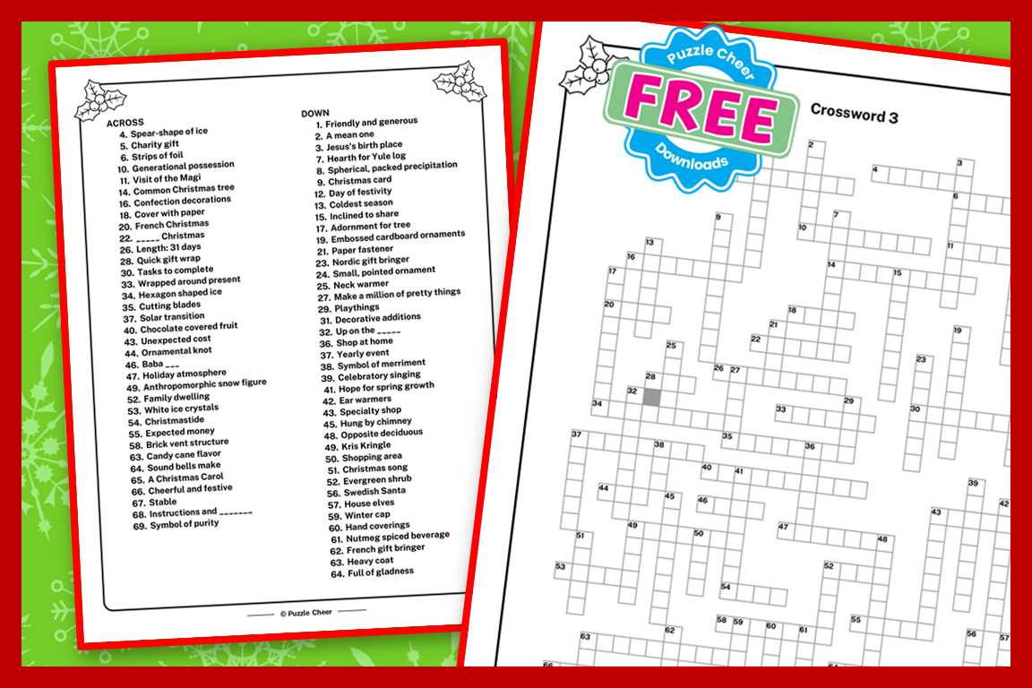 christmas puzzles printable