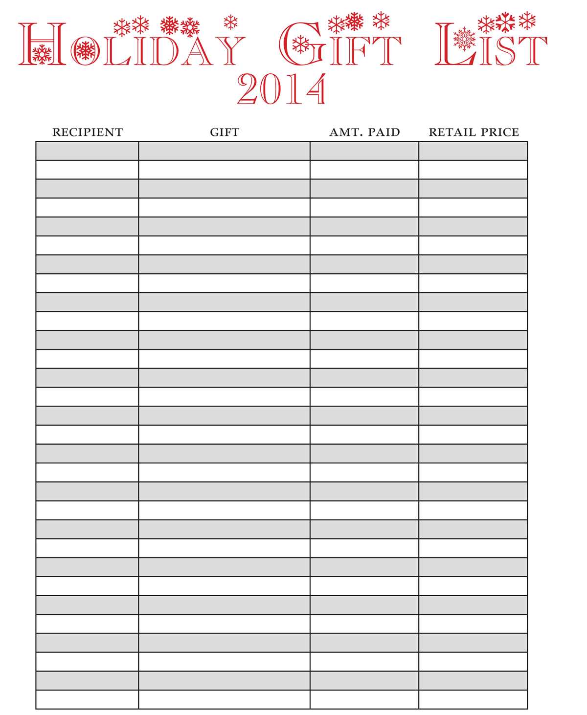 christmas shopping list printable christmas shopping list printable