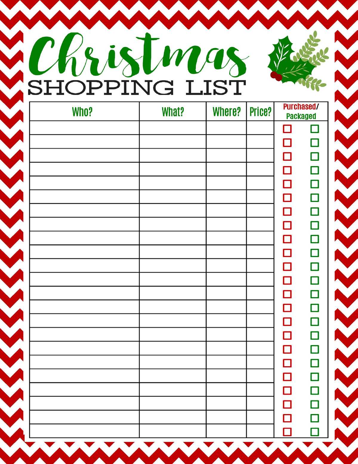 christmas shopping list printable christmas shopping list printable
