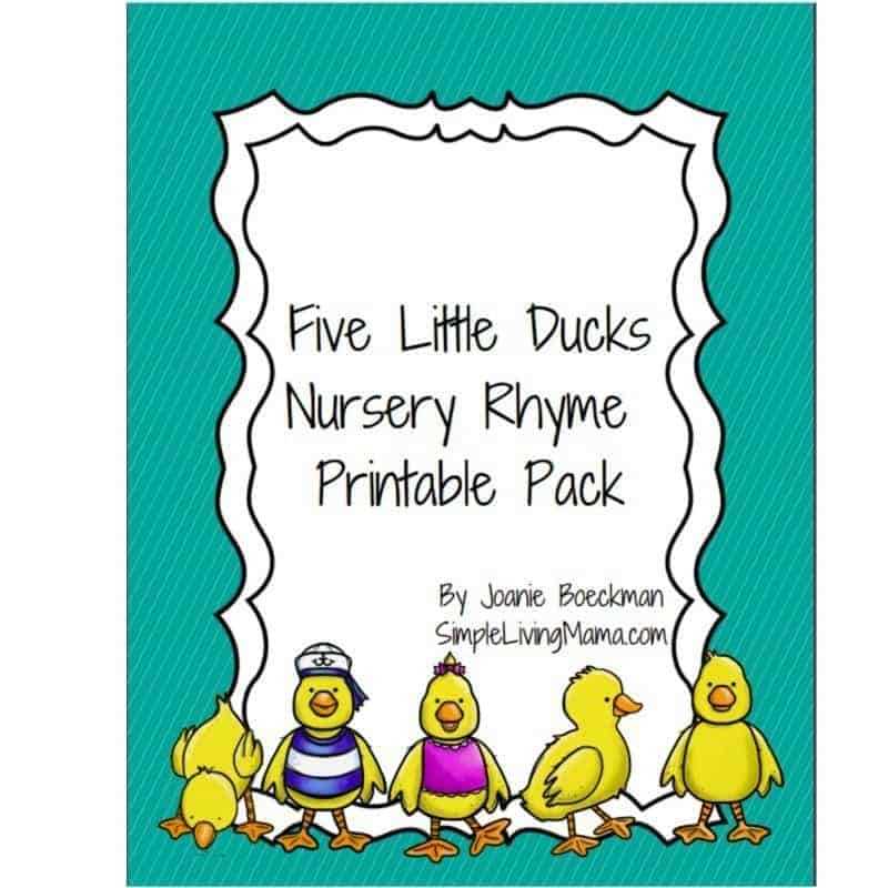 five little ducks printable five little ducks printable