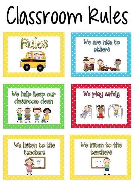 classroom rules posters printables classroom rules posters printables
