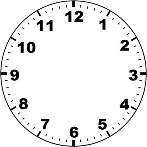 clock faces printable clock faces printable