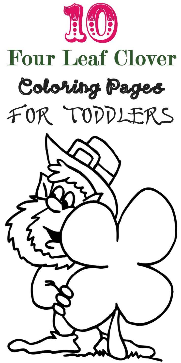 clover coloring pages printable clover coloring pages printable