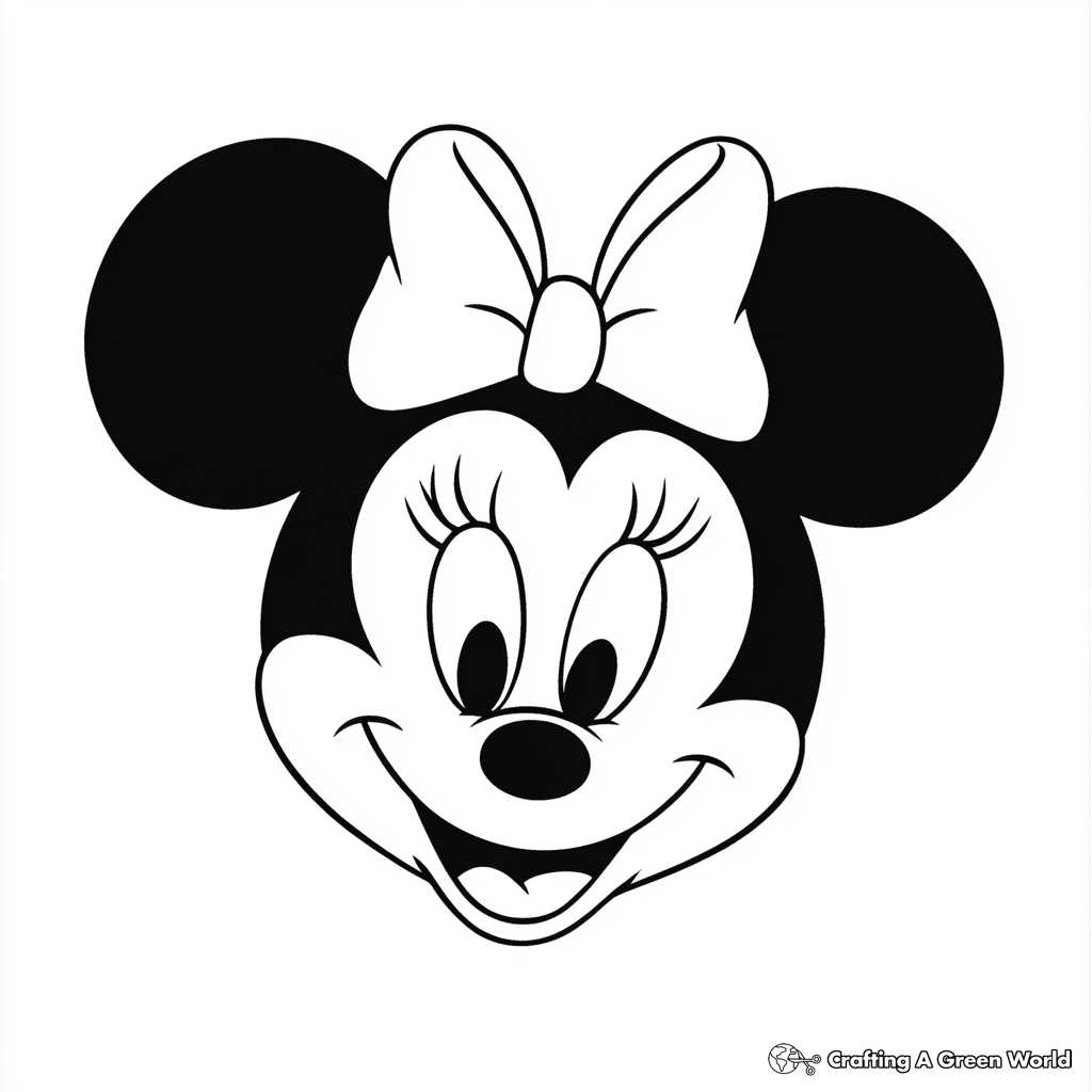 minnie mouse coloring pages printable minnie mouse coloring pages printable
