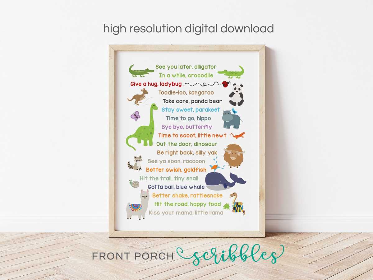 see you later alligator printable see you later alligator printable
