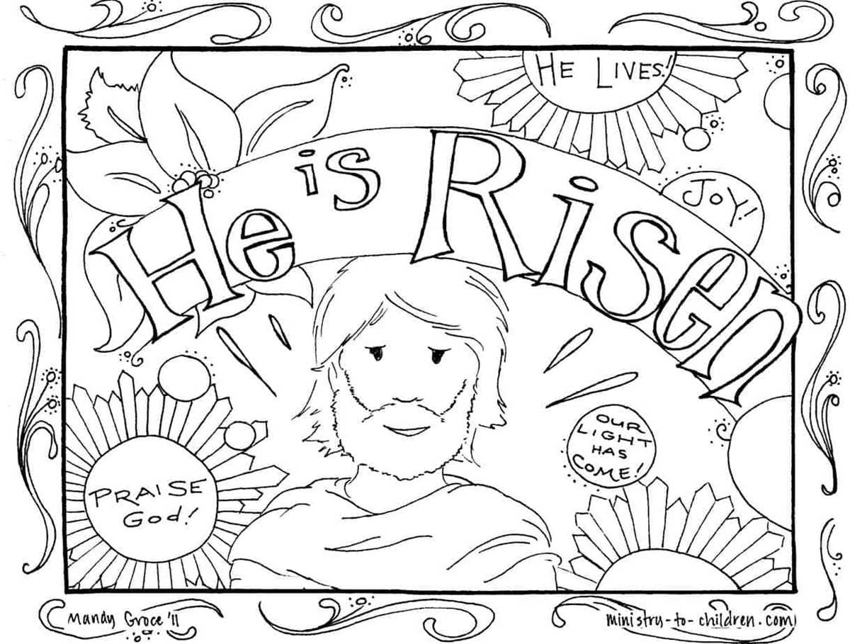 he is risen craft printable he is risen craft printable