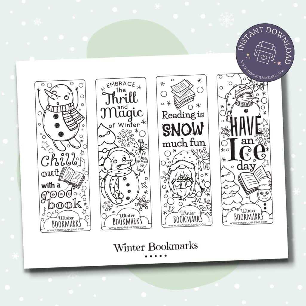 free bookmark printables free bookmark printables