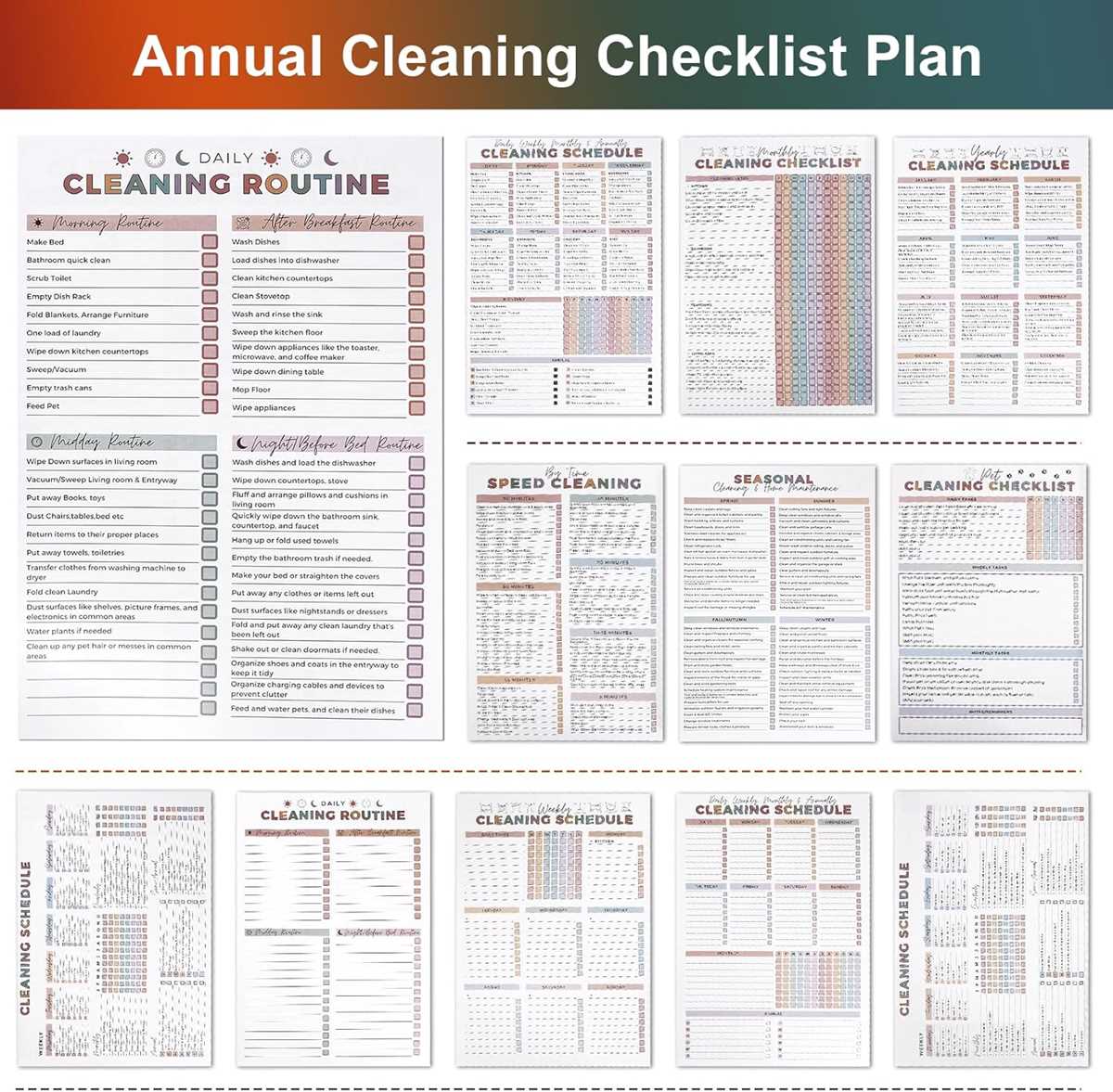 adhd cleaning planner printable adhd cleaning planner printable