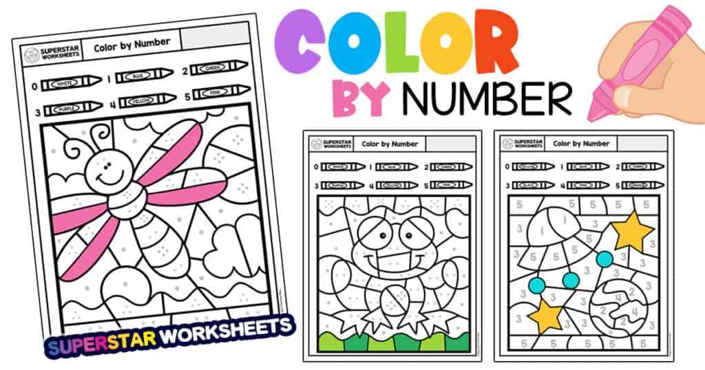 color by number printable kindergarten color by number printable kindergarten