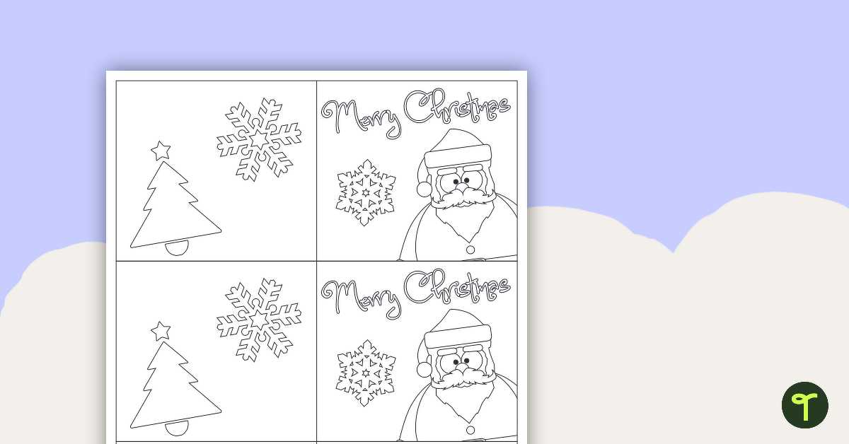 color christmas cards printable