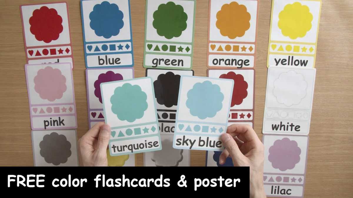 color flashcards printable free color flashcards printable free