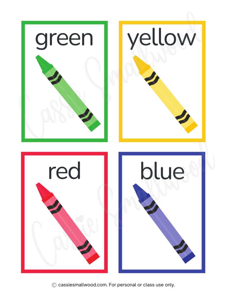 color flashcards printable free color flashcards printable free