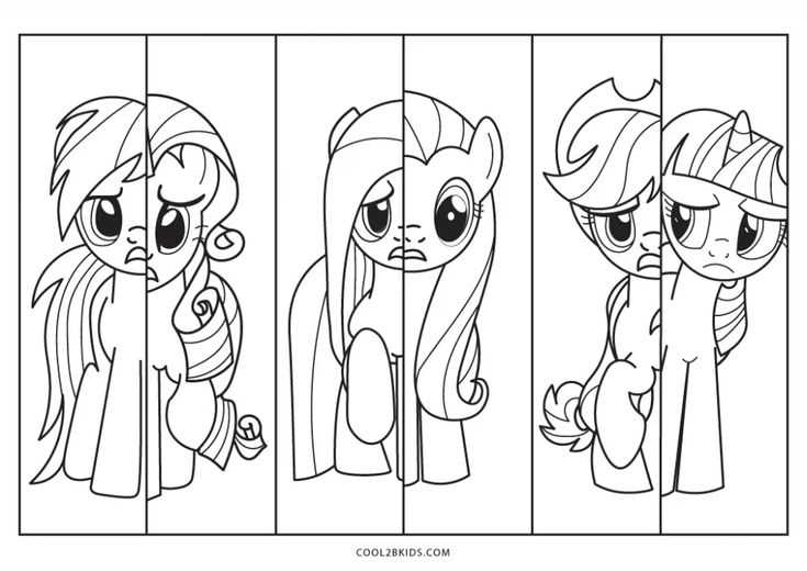 coloring pages my little pony printable