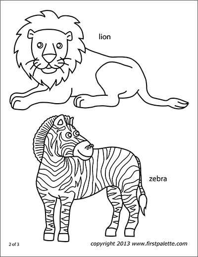 coloring pages of savanna animals free printable coloring pages of savanna animals free printable