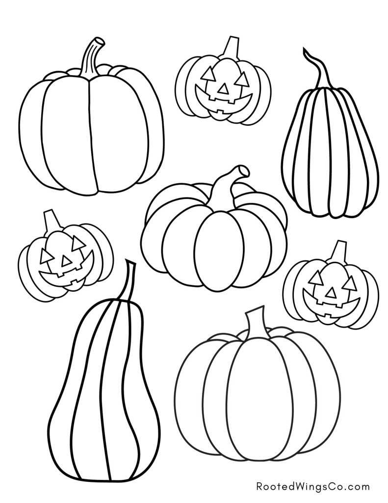 coloring pages printable fall coloring pages printable fall