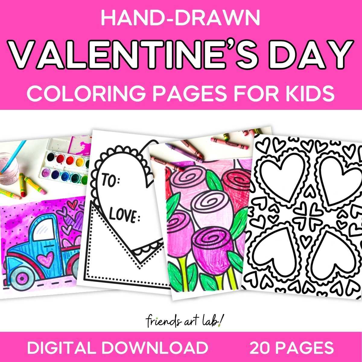 coloring pages printable valentines