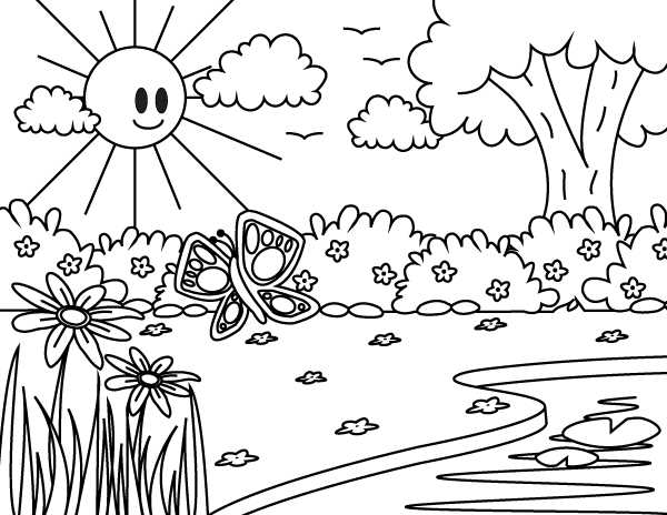 coloring pages spring printable coloring pages spring printable