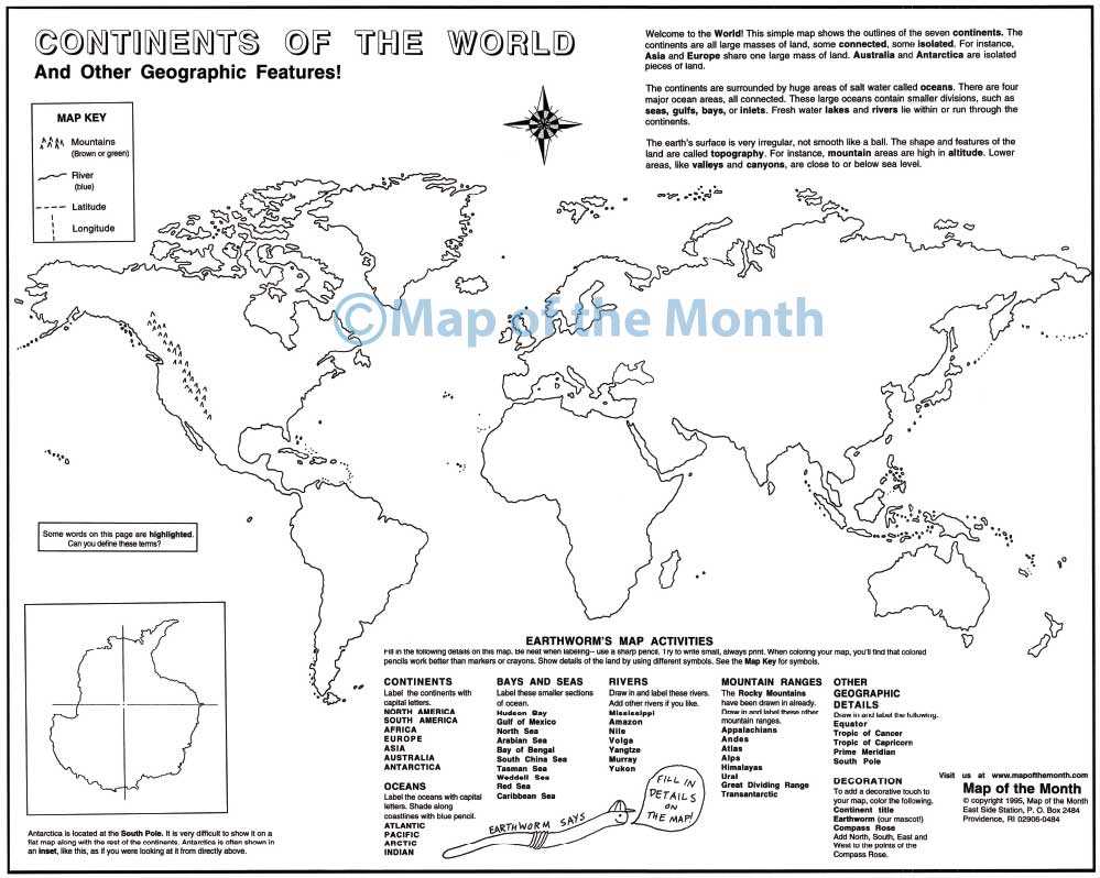 continents world map coloring page printable free continents world map coloring page printable free
