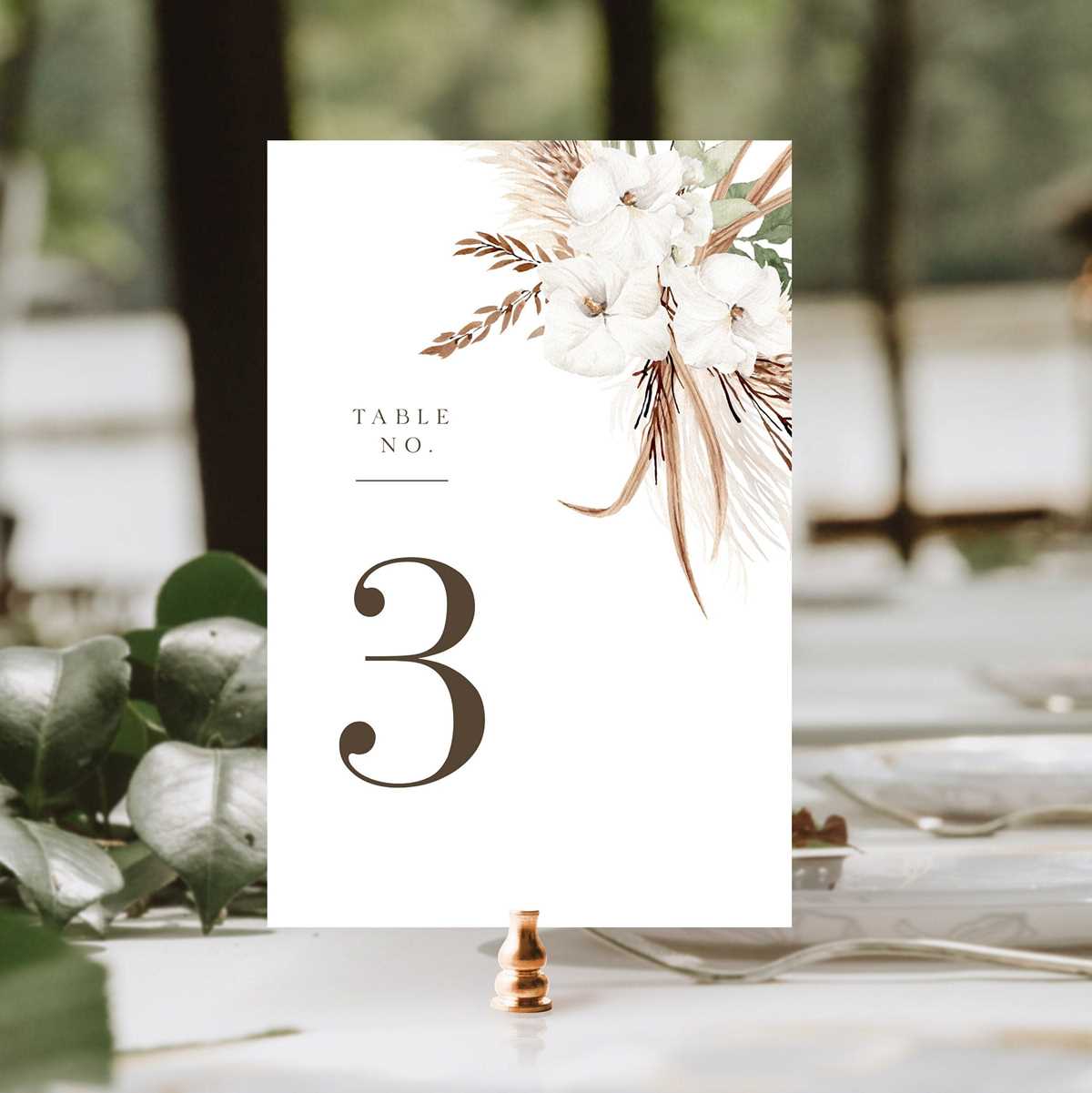 printable wedding table numbers template printable wedding table numbers template