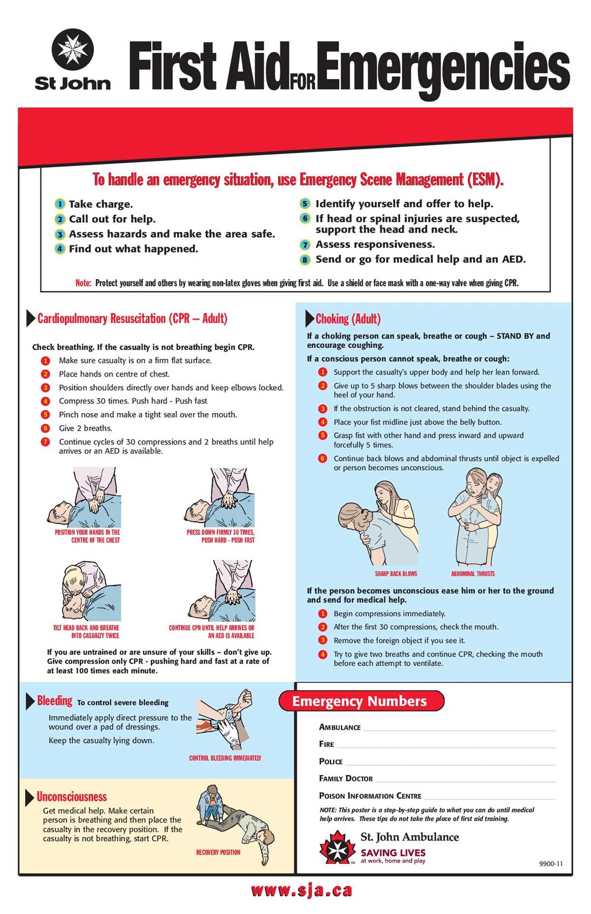cpr poster free printable