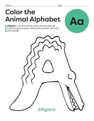 alphabet letters animals printable alphabet letters animals printable
