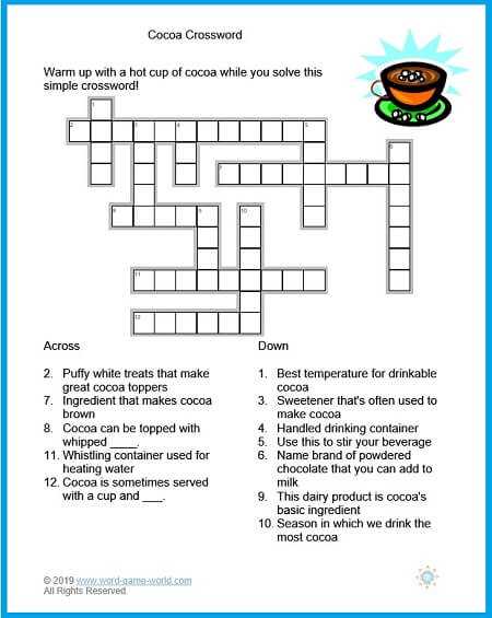 crossword puzzle for kids printable crossword puzzle for kids printable
