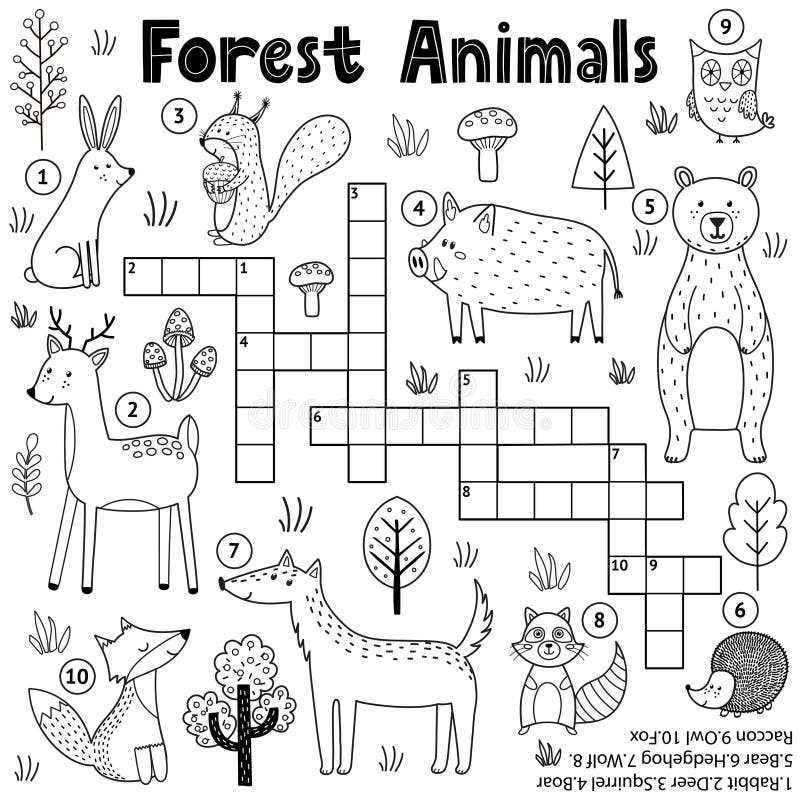 crossword puzzle for kids printable crossword puzzle for kids printable