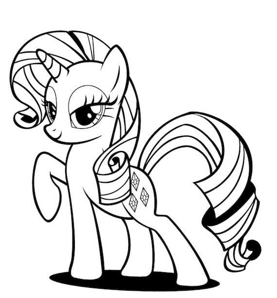 printable my little pony colouring pages