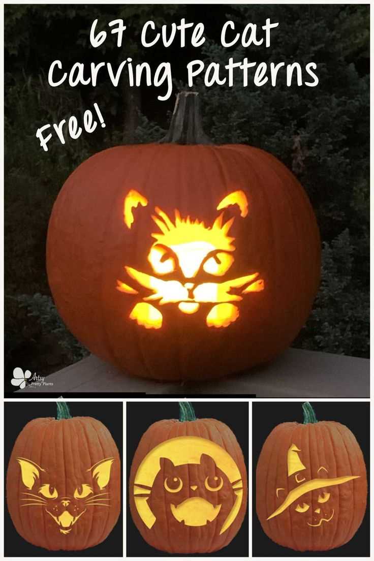 cat pumpkin carving printable cat pumpkin carving printable