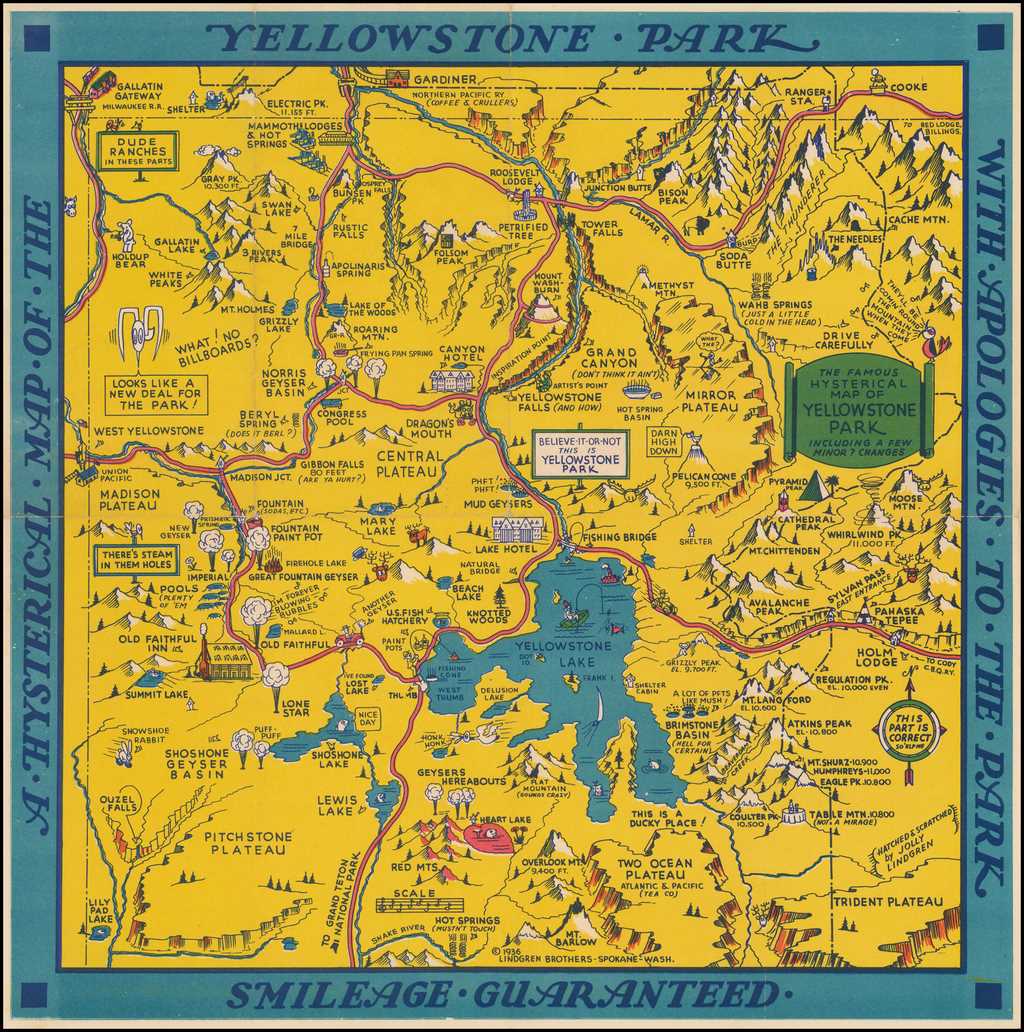 printable map of yellowstone national park