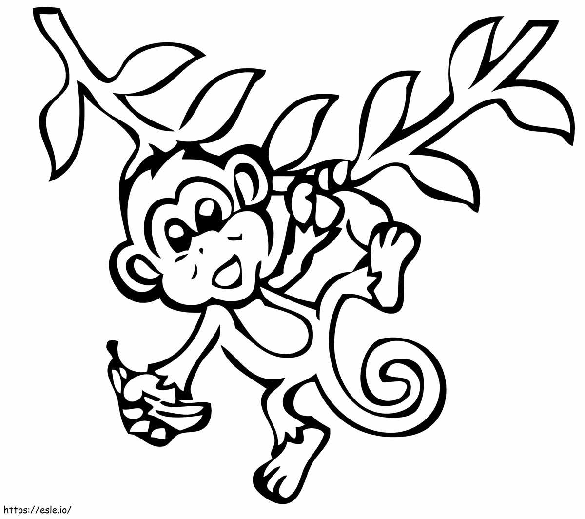 free printable coloring pages monkeys free printable coloring pages monkeys