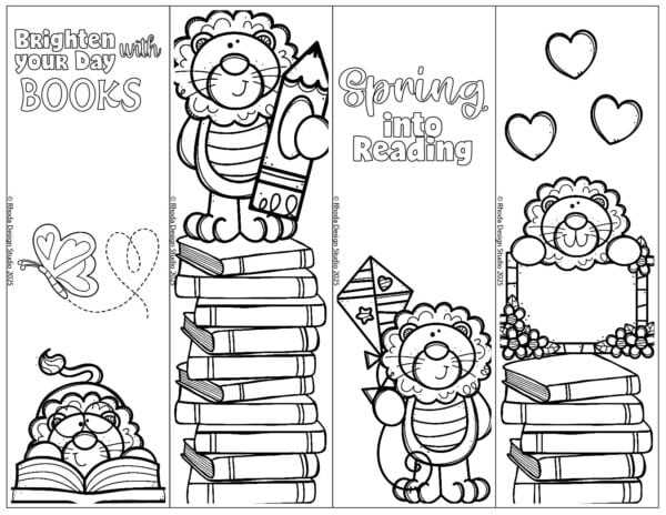 printable bookmarks for kids
