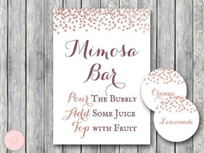 mimosa bar sign free printable mimosa bar sign free printable