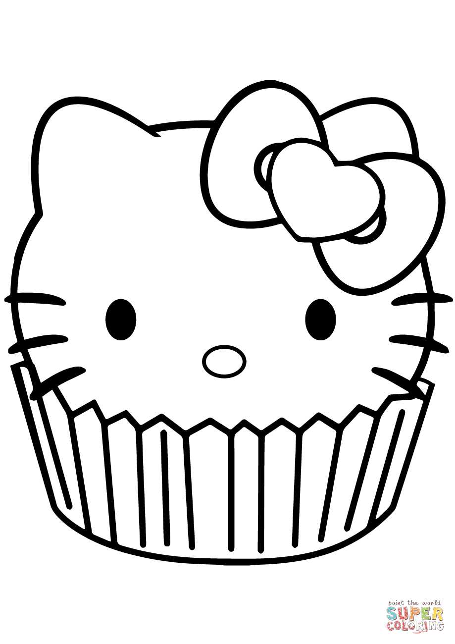 cupcake colouring pages printable