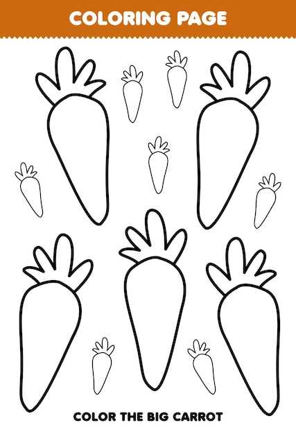 cut out carrot template printable