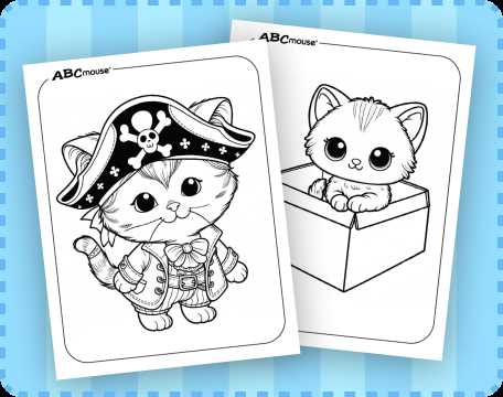 cute cat coloring pages printable free