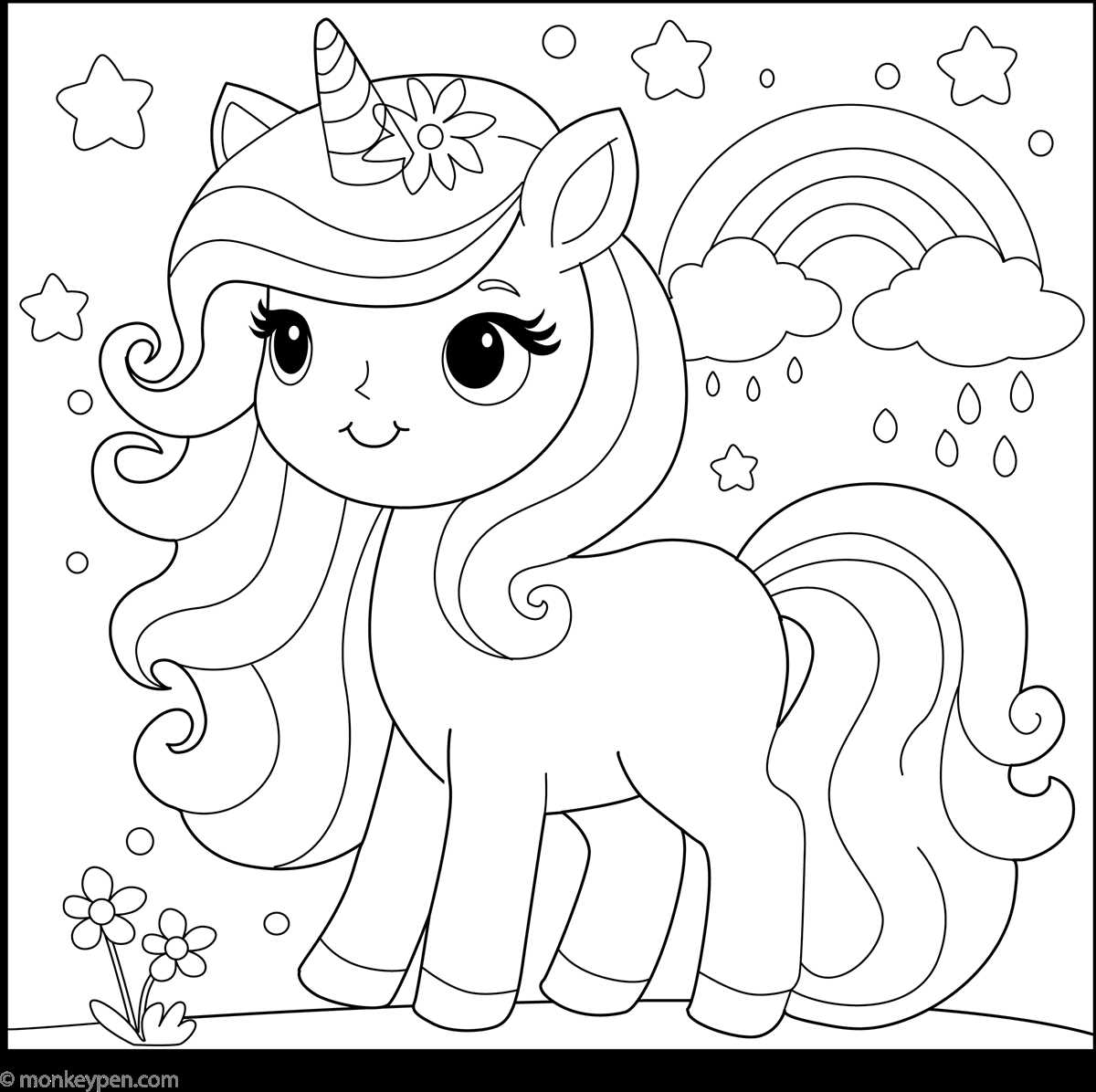 cute coloring pages for girls printable
