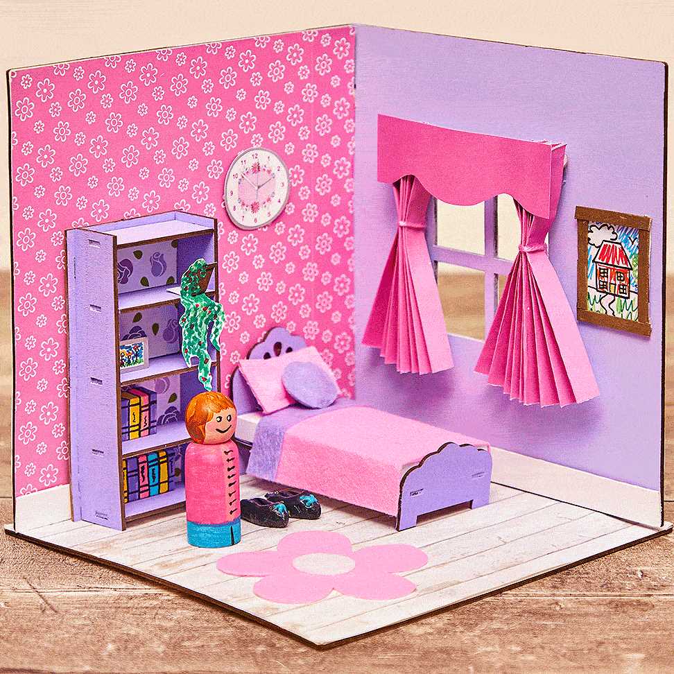 cute paper doll house printable