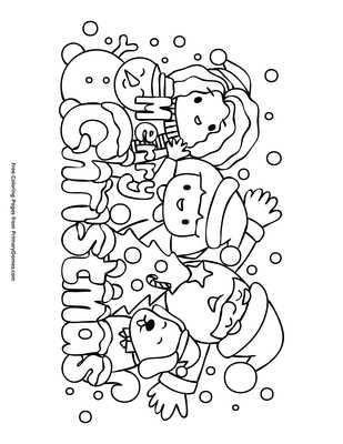cute printable christmas coloring pages cute printable christmas coloring pages